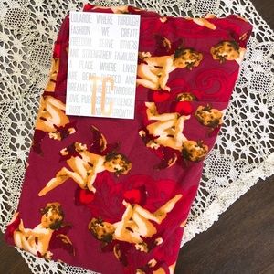 LuLaRoe Valentine Leggings TC NWT